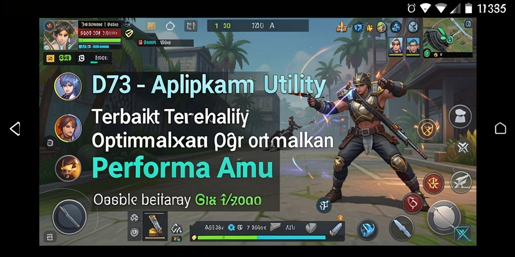 Tampilan antarmuka D73 yang intuitif dan mudah digunakan.