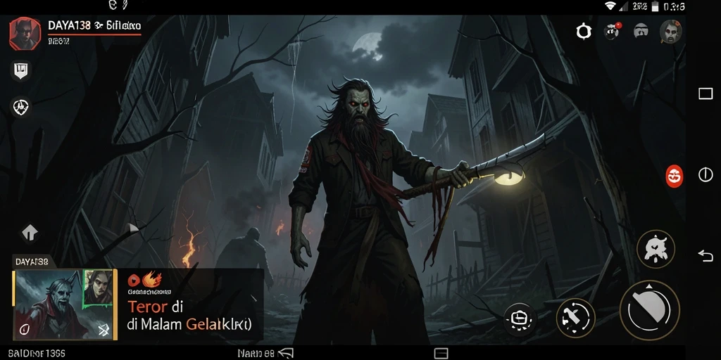 Screenshot utama DAYA138 yang menampilkan momen menegangkan dalam gameplay.