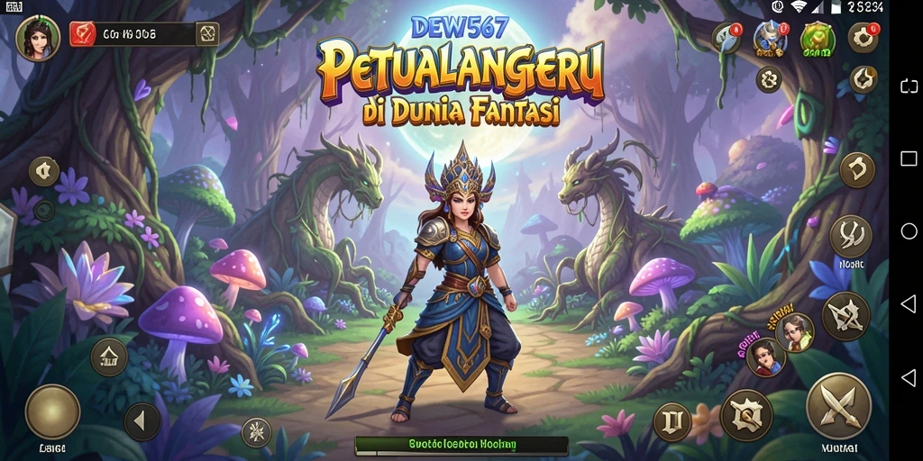 Tampilan gameplay menawan di dunia fantasi DEWI567.