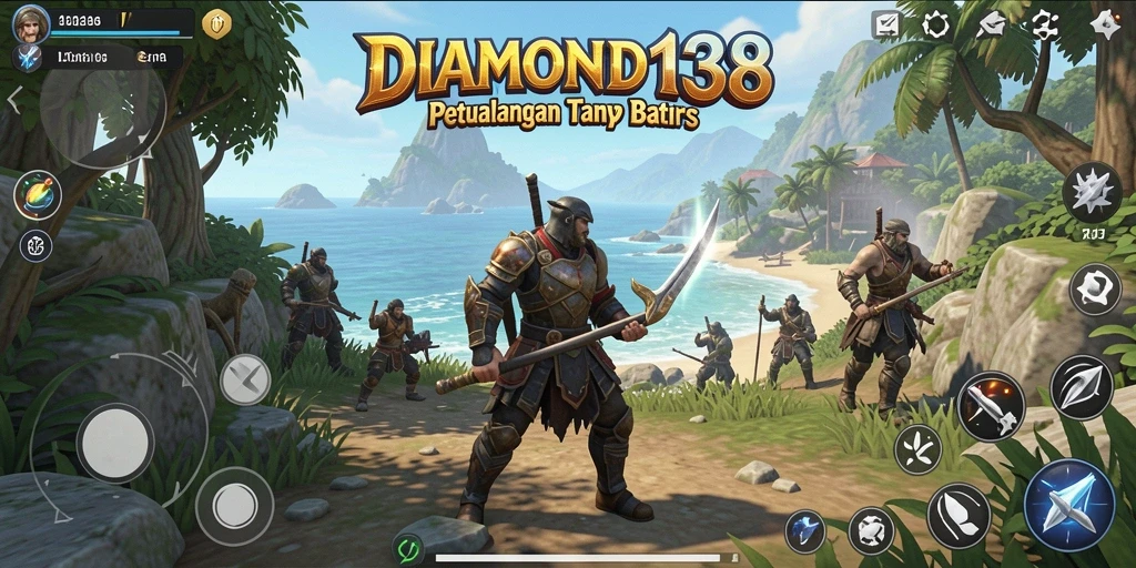 Gameplay DIAMOND138 yang seru di dunia terbuka.