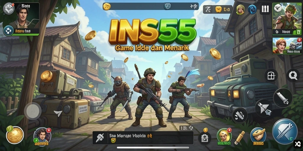 Gameplay santai dan mengasyikkan dari INS55 dalam mode Idle.