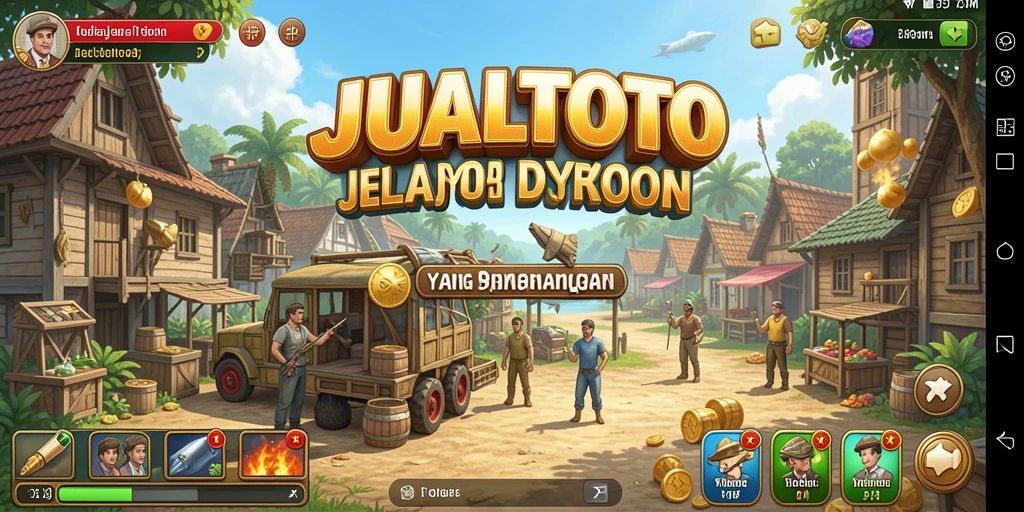 Tampilan gameplay JUALTOTO yang mendebarkan dan penuh strategi.
