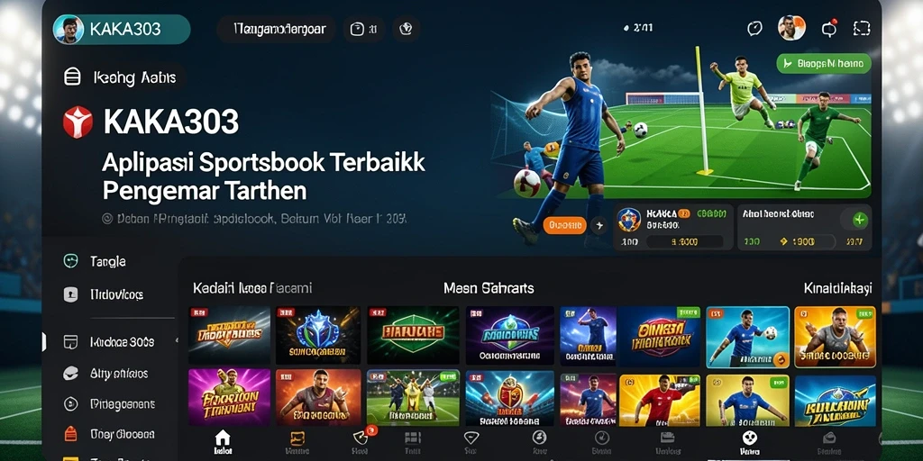 Tampilan gameplay KAKA303 dalam taruhan olahraga yang dinamis.