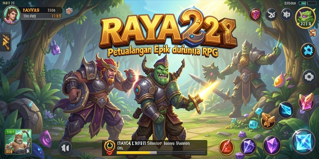 Screenshot menampilkan adegan pertarungan epik dalam RAYA22.