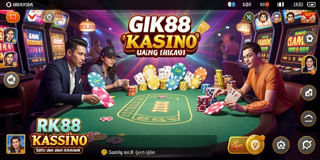 Tampilan menarik dari gameplay Kasino di RK88.