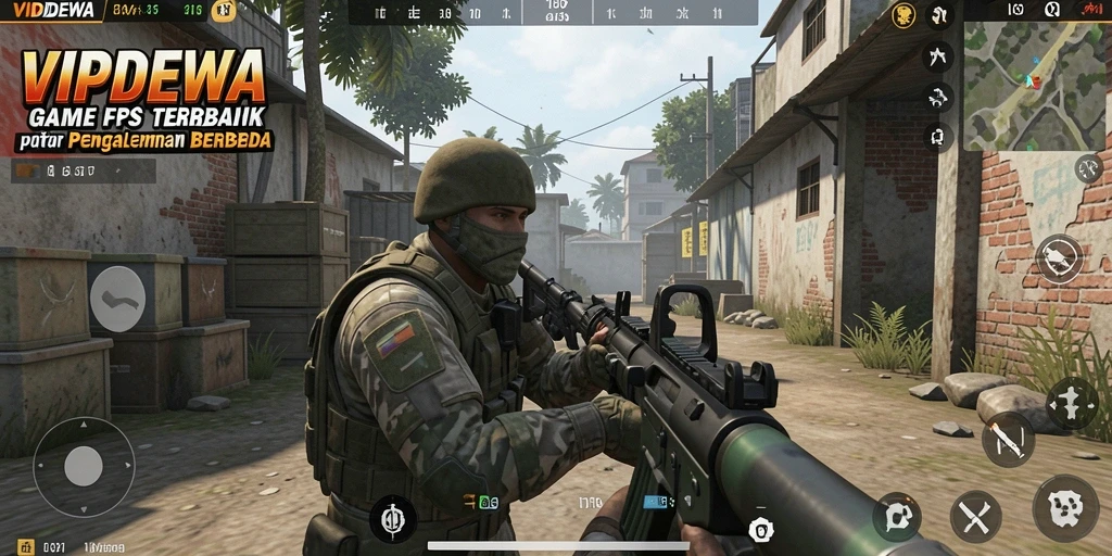 Tangkapan layar gameplay VIPDEWA dengan aksi tembak-menembak yang seru.